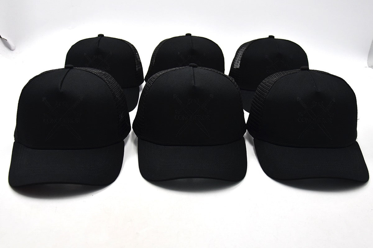 Conqueror Trucker — All Black Edition