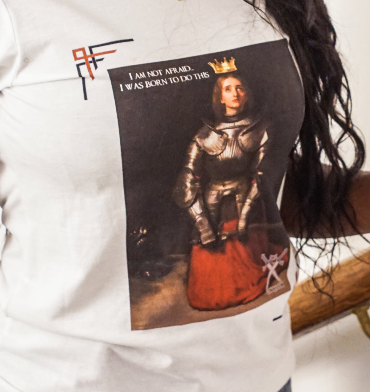 T-shirt avec slogan Jeanne d'Arc