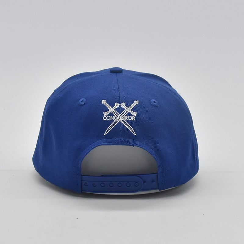 Casquette SnapBack ajustée bleue