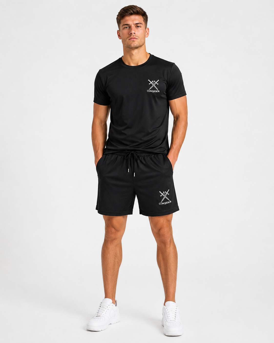 Conqueror Signature Short Set - Black